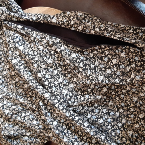 Free People Floral Mini Dress with Puffed Sleeves - Picture 13 of 14